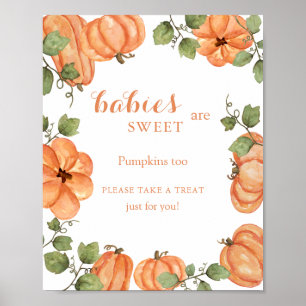 Pumpkin Patch Sweet Table Poster