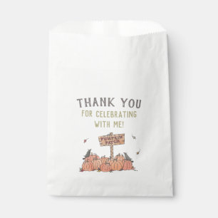 Pumpkin Patch Thank You Favour Bag