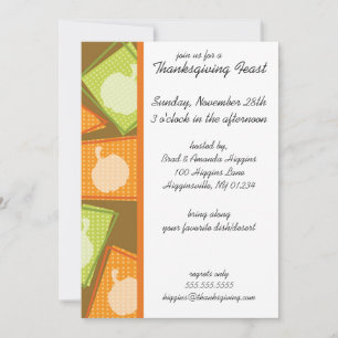 Pumpkin Patch Thanksgiving Party Invitations
