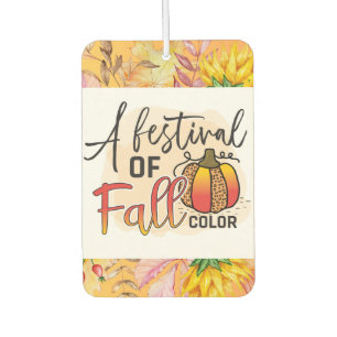 Pumpkin Patch Vibes Only Fall Autumn Thanksgiving Air Freshener