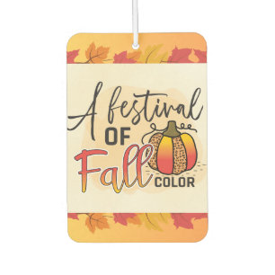 Pumpkin Patch Vibes Only Fall Autumn Thanksgiving Air Freshener
