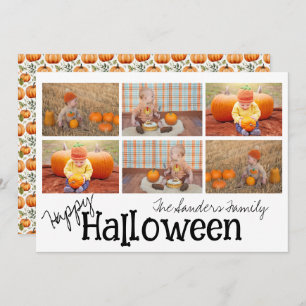 Pumpkin Patch Whimsy Holiday Card