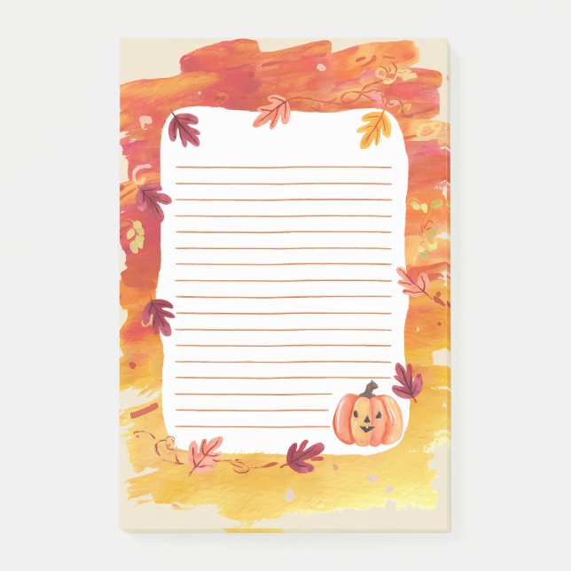 Pumpkin Patch Whispers Post-it Notes (Front)