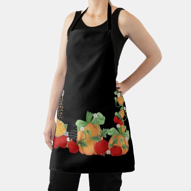Pumpkin Patch Witch Apron (Insitu)