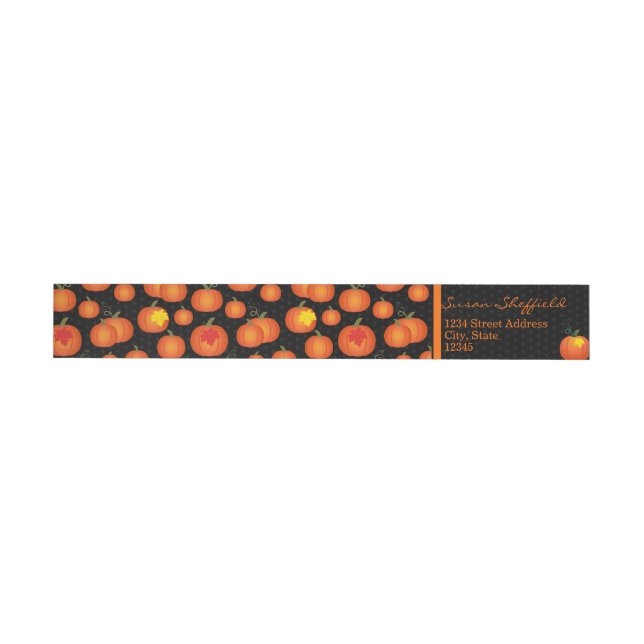 Pumpkin Patch Wrap Around Label (Individual)
