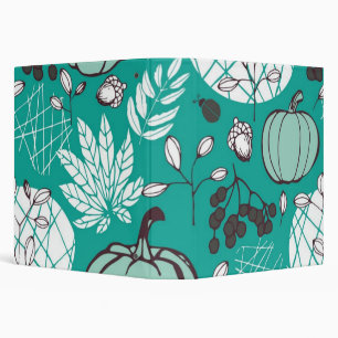 Pumpkin pattern binder