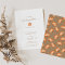 Pumpkin Pattern Fall Baby Shower | Invitation