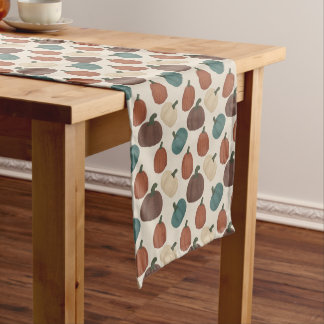 Pumpkin Pattern Fall Thanksgiving Table Runner