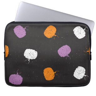Pumpkin pattern laptop sleeve