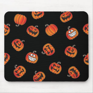 Pumpkin pattern mouse pad