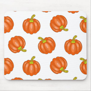 Pumpkin pattern mouse pad