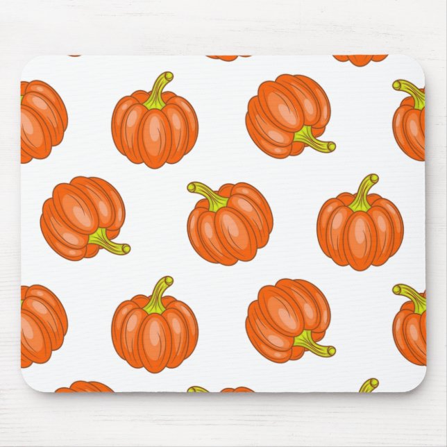 Pumpkin pattern mouse pad (Front)