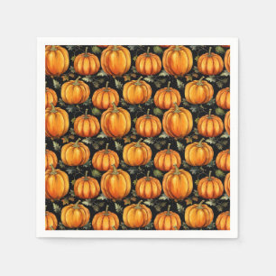 Pumpkin pattern napkin