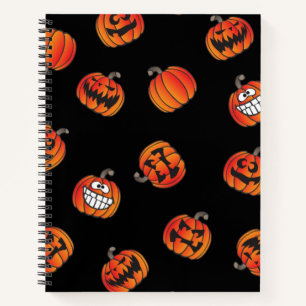 Pumpkin pattern notebook