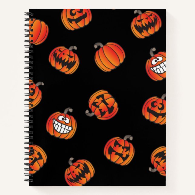 Pumpkin pattern notebook (Front)