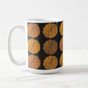 Pumpkin Pattern Orange Coffee Mug