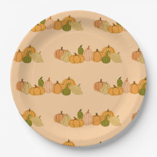 Pumpkin Pattern Paper Napkins – Halloween Party Paper Plate