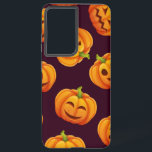 Pumpkin pattern samsung galaxy case<br><div class="desc">For true lovers of pumpkins</div>