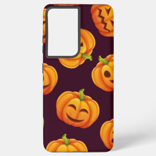 Pumpkin pattern samsung galaxy case