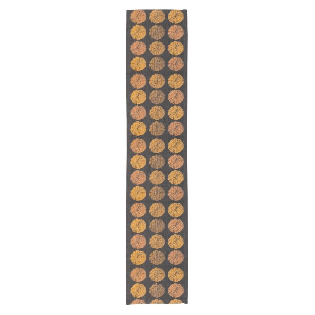 Pumpkin Pattern Short Table Runner (Front)