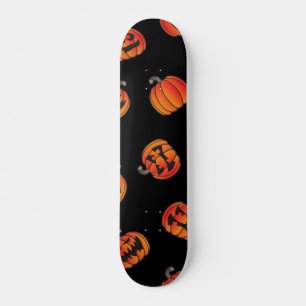 Pumpkin pattern skateboard