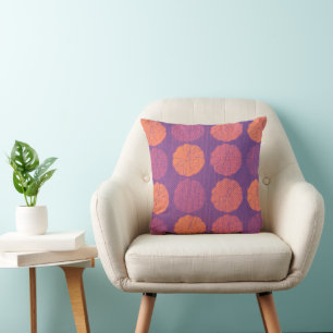 Pumpkin Pattern Throw Pillow