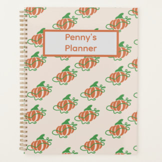 Pumpkin Personalized Planner