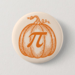 Pumpkin Pi 2 Inch Round Button