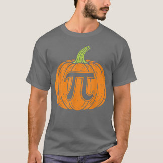 Pumpkin Pi Funny Math Nerd Spooky Halloween Pi Day T-Shirt