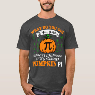 Pumpkin Pi Halloween Math gift T-Shirt