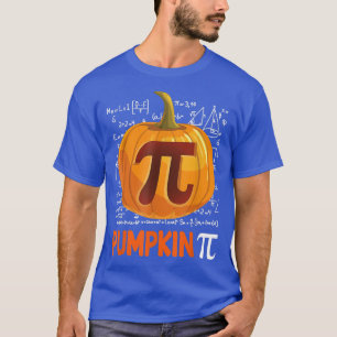 Pumpkin Pi Math Halloween Thanksgiving Funny Pi Da T-Shirt