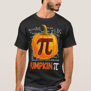 Pumpkin Pi Math Halloween Thanksgiving Funny Pi Da T-Shirt