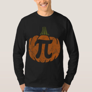 Pumpkin Pi Math Teacher Halloween Thanksgiving Day T-Shirt