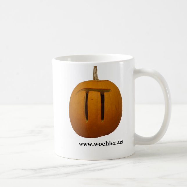 Pumpkin Pi Mug (Right)