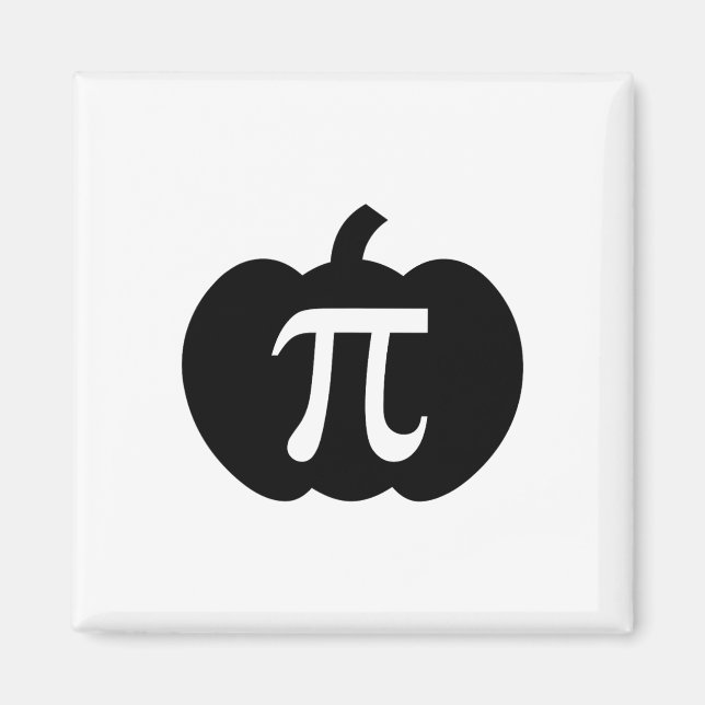 Pumpkin Pi Pie Math Teacher Halloween Funny Christ Magnet (Front)