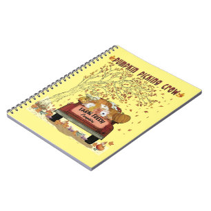 Pumpkin Picking Crew Notebook