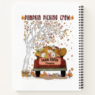 Pumpkin Picking Crew Notebook