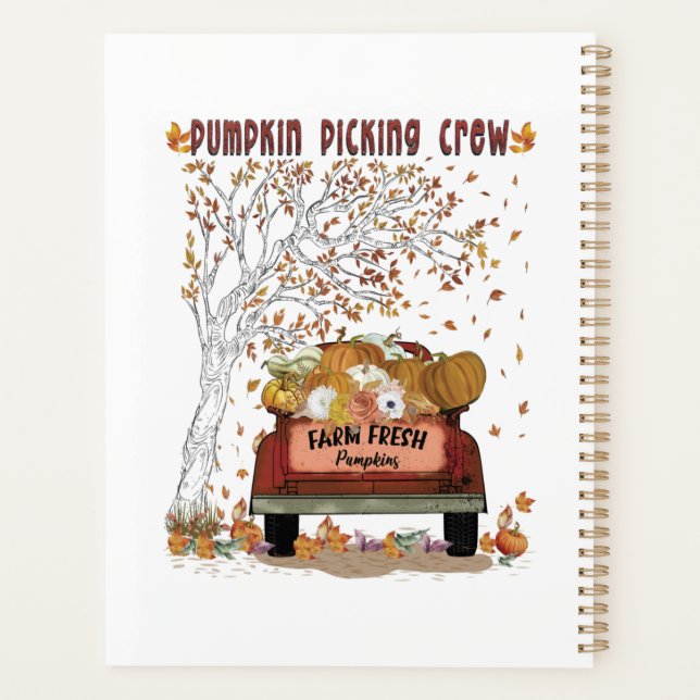Pumpkin Picking Crew Planner (Back)