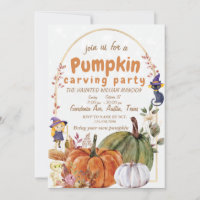 Pumpkin Picking Crew Planner Invitation