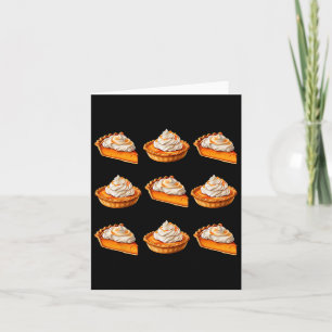 Pumpkin Pie Buffet Thanksgiving Ugly Costume  Card