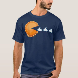 Pumpkin Pie Family Meal Retro Gaming Funny Thanksg T-Shirt