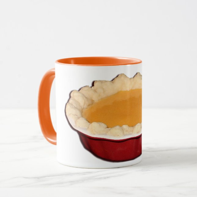 Pumpkin Pie for the Holidays Mug (Front Left)