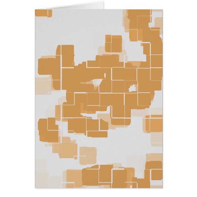 "Pumpkin Pie" Geometric Abstract (Front)