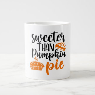 Pumpkin Pie Large Coffee Mug
