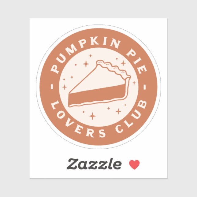 Pumpkin pie lovers club (Sheet)