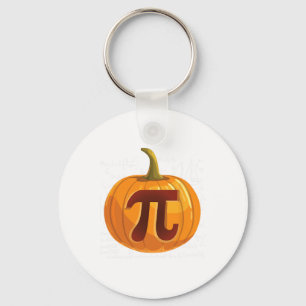 Pumpkin Pie Math Fun Halloween Thanksgiving Pi Day Keychain