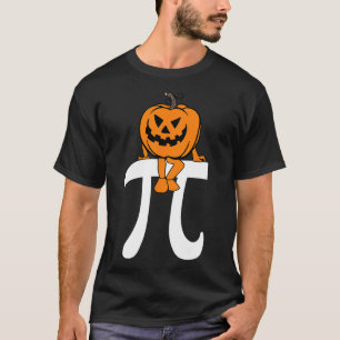 Pumpkin Pie Math Funny Halloween Thanksgiving Pi D T-Shirt