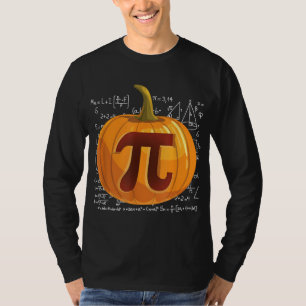 Pumpkin Pie Math Funny Halloween Thanksgiving Pi D T-Shirt