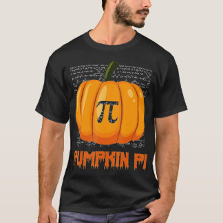 Pumpkin Pie Math  Funny Halloween Thanksgiving Pi  T-Shirt