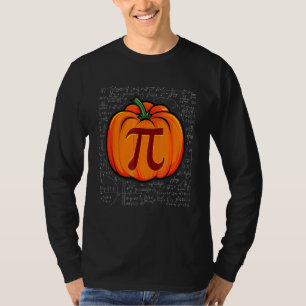 Pumpkin Pie Math Halloween Thanksgiving Pi Day 1 T-Shirt